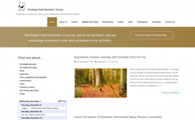 rochdalefieldnaturalists.org.uk screenshot