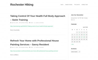 rochesterhiking.com screenshot