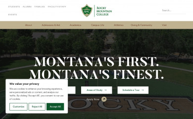 rocky.edu screenshot