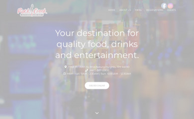 rockcreekbar.com screenshot