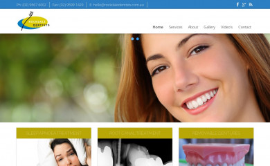 rockdaledentists.com.au screenshot