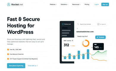 rocket.net screenshot