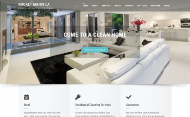 rocketmaidsla.com screenshot