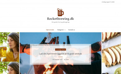 rocketbrewing.dk screenshot