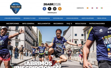 rocknrollmadridrun.com screenshot