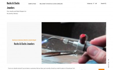 rocksclocks.com screenshot