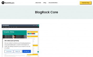 http://rocksite.pro/blogrock-core/ screenshot