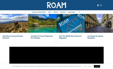 roamfamilytravel.com screenshot