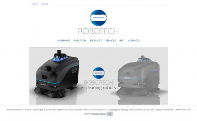 robotechsrl.com screenshot