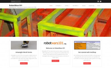 robotwars101.org screenshot