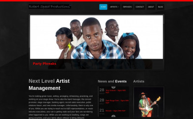 robertspeedproductions.com screenshot