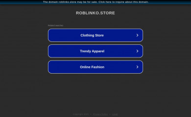 roblinko.store screenshot