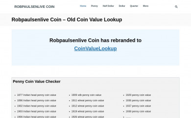 robpaulsenlive.com screenshot
