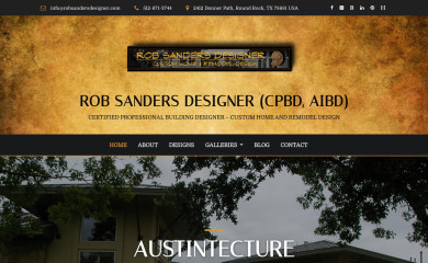 robsandersdesigner.com screenshot