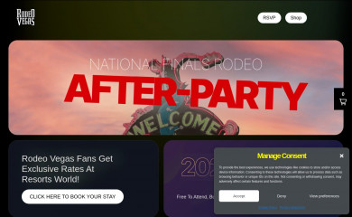 rodeovegas.com screenshot