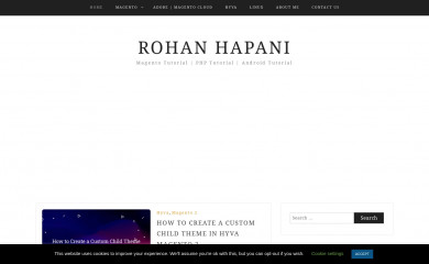 rohanhapani.com screenshot