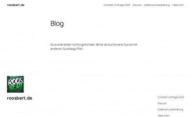 roosbert.de screenshot