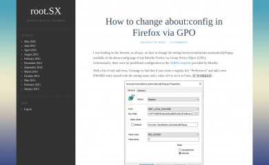 root.sx screenshot