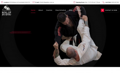 rollupjiujitsu.com.au screenshot