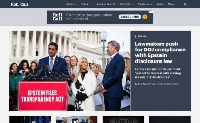 rollcall.com screenshot