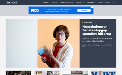 rollcall.com screenshot