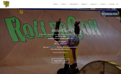 rollercon.com screenshot