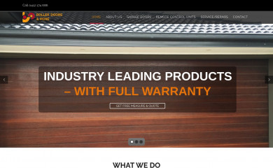 rollerdoorsandmore.com.au screenshot