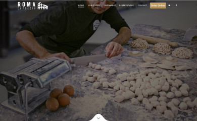 romacapoccia.com.au screenshot