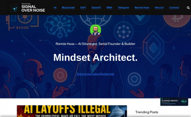 ronniehuss.co.uk screenshot