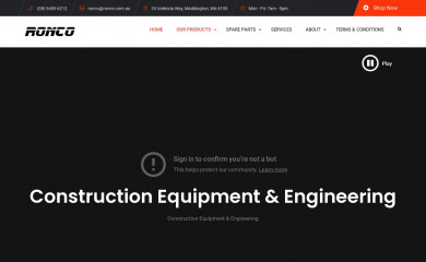 ronco.com.au screenshot