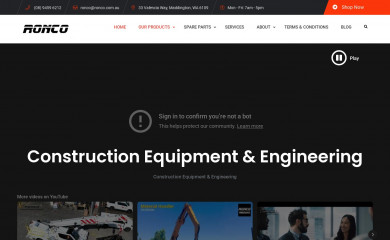 ronco.com.au screenshot