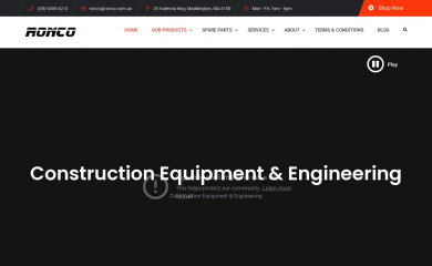 ronco.com.au screenshot