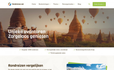 rondreizen.net screenshot