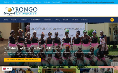 rongovarsity.ac.ke screenshot