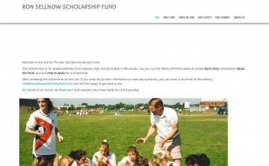 ronsellnowscholarshipfund.com screenshot