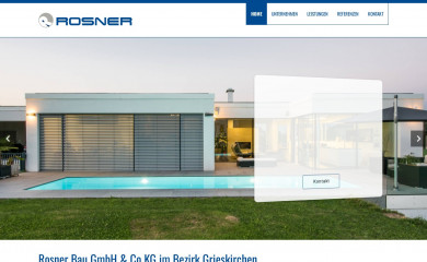 rosner-bau.at screenshot