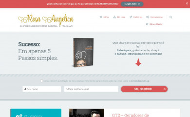 rosaangelicaoficial.com.br screenshot