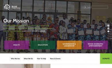 rosenamayanjafoundation.org screenshot