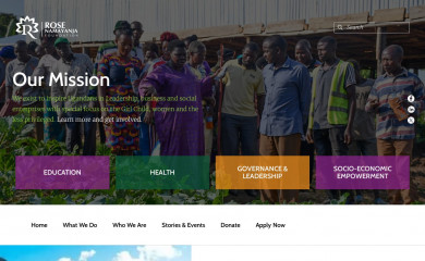 rosenamayanjafoundation.org screenshot