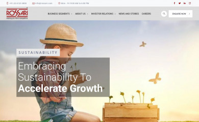 rossari.com screenshot