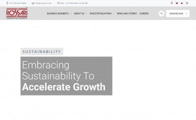 rossari.com screenshot