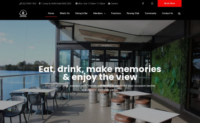 rowersoncooksriver.com.au screenshot