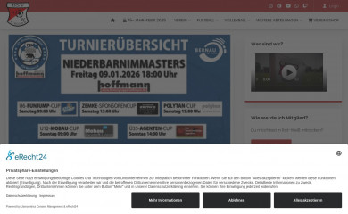 rot-weiss-schoenow.de screenshot