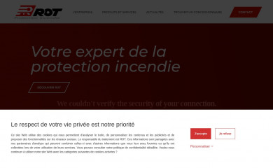 rot-incendie.com screenshot