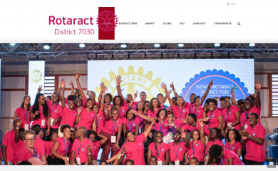 rotaract7030.org screenshot