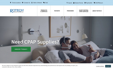 rotech.com screenshot