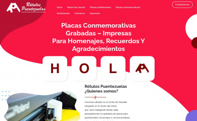 rotulospuentezuelas.com screenshot