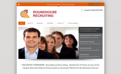 roundhouserecruiting.com screenshot
