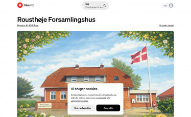 rousthøjeforsamlingshus.dk screenshot