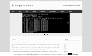 routerperformance.net screenshot